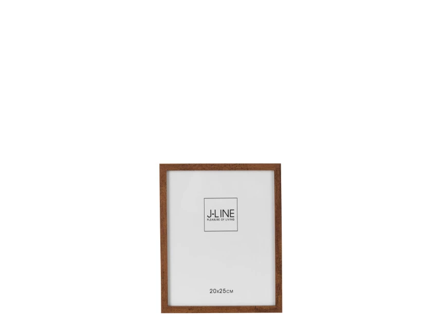 Basic fotokader- hout- donker bruin- medium