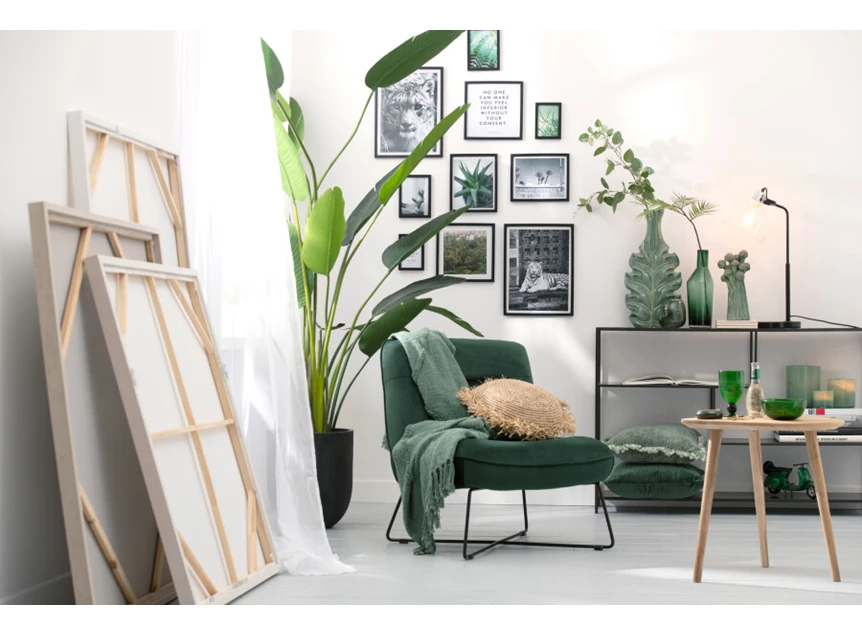 Basic fotokader- hout- zwart- medium- sfeerbeeld