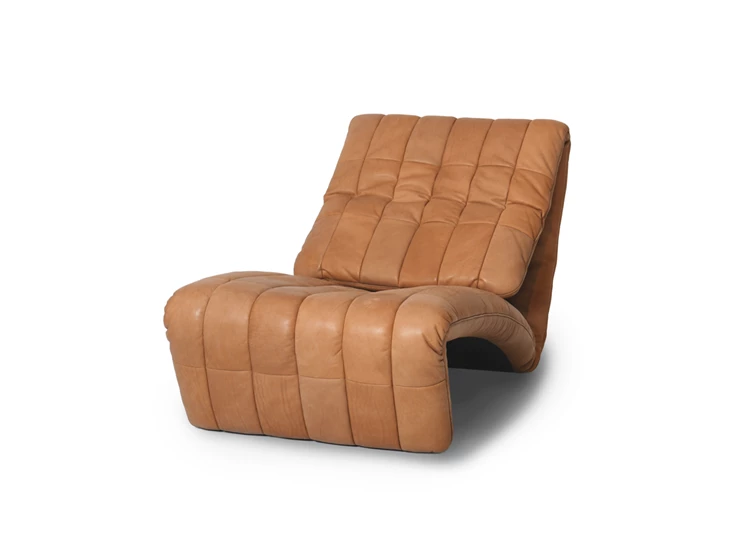 Voor open Bijzetzetel Yoga DS-266 unit 01 leder cognac De Sede