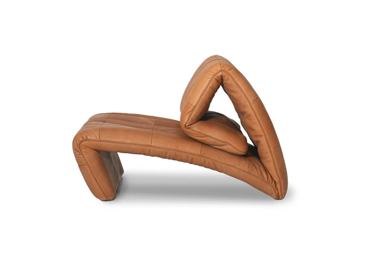 Zij Bijzetzetel Yoga DS-266 unit 01 leder cognac De Sede