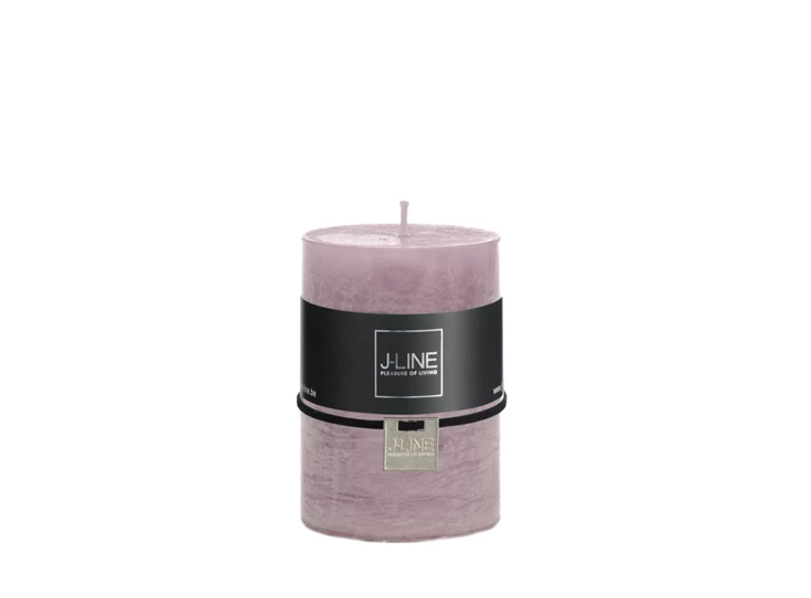 93350 J-Line Jolipa product Cilinderkaars Lavendel M 48H