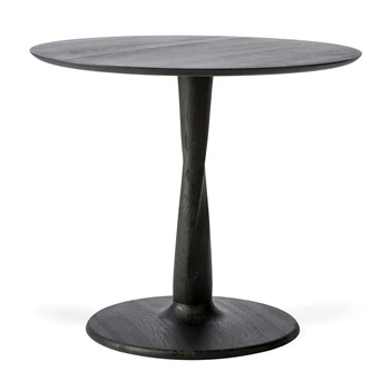 Oak Torsion Black Dining Table 50013 Ethnicraft