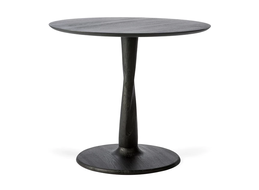 Oak Torsion Black Dining Table 50013 Ethnicraft