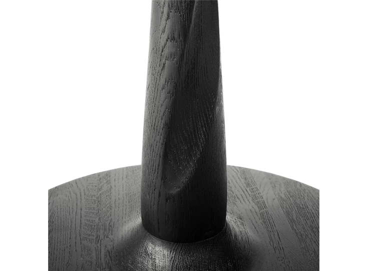 Poot Oak Torsion Black Dining Table 50013 Ethnicraft