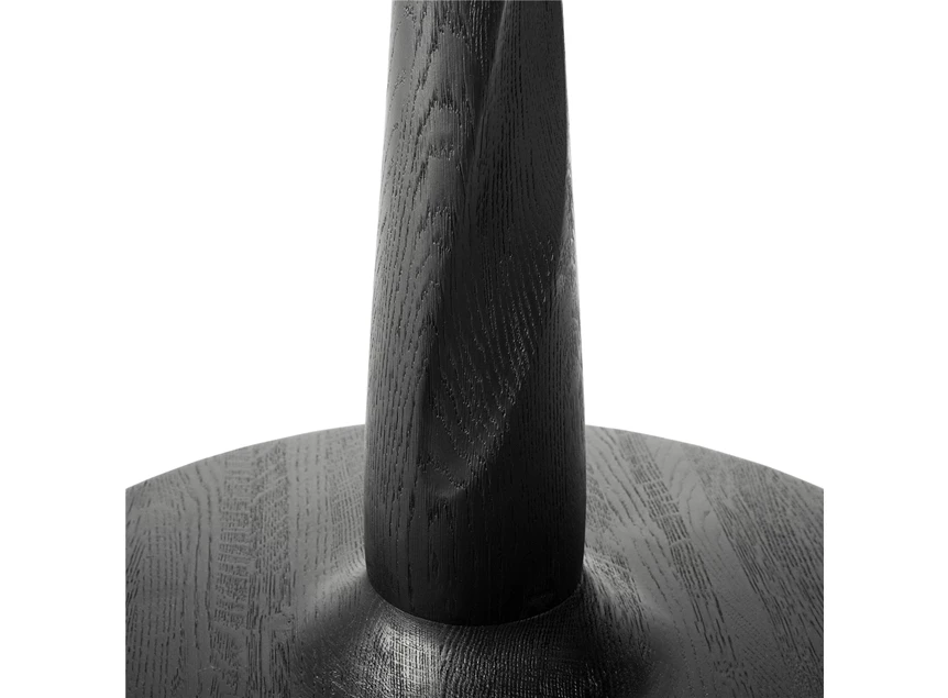 Poot Oak Torsion Black Dining Table 50013 Ethnicraft