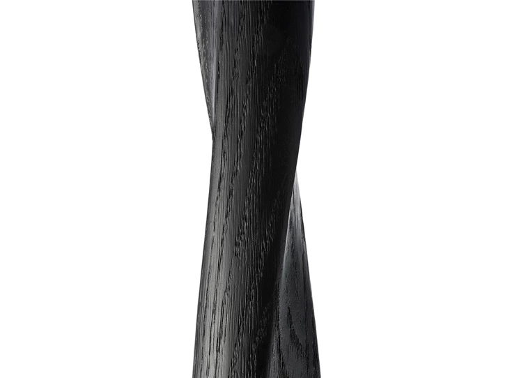 Zuil Oak Torsion Black Dining Table 50013 Ethnicraft