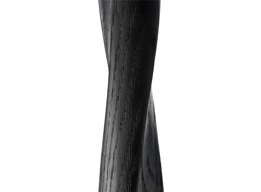 Zuil Oak Torsion Black Dining Table 50013 Ethnicraft