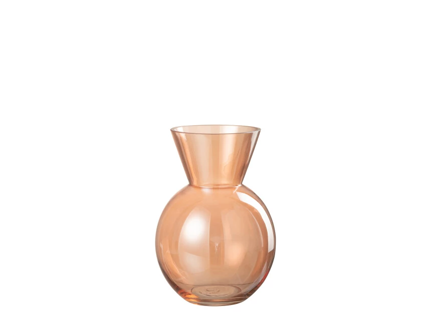 Lucy vaas- glas- oranje- medium