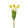 Boeket tulpen- 5stuks- pu- geel- medium