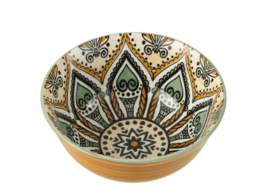 Jam schaal- porselein- mix- large- binnenkant