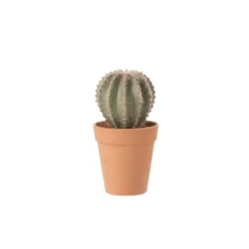 4114 J-Line Jolipa Kunstplant Cactus in pot Ø10cm H18cm