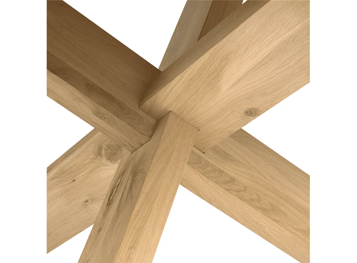 Poot Oak Circle Dining Table 50165 Ethnicraft