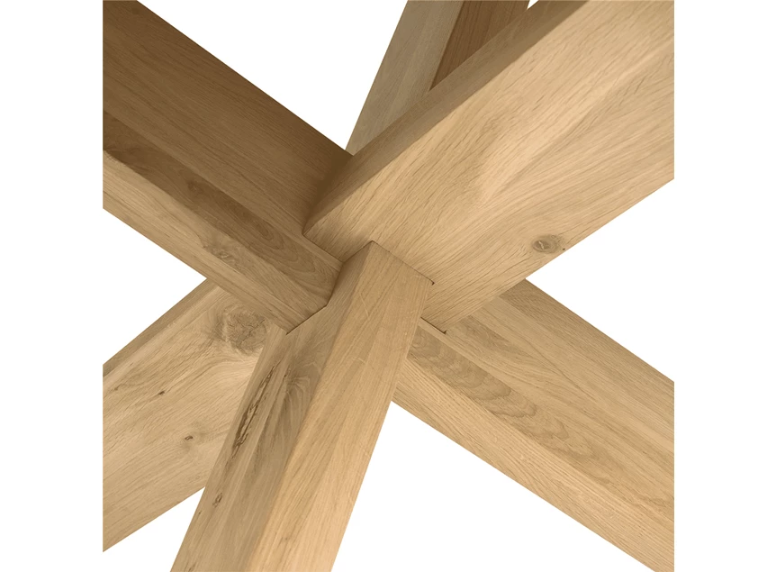 Poot Oak Circle Dining Table 50165 Ethnicraft