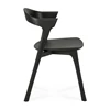 Zijkant Oak Bok Black Dining Chair 51491 Ethnicraft