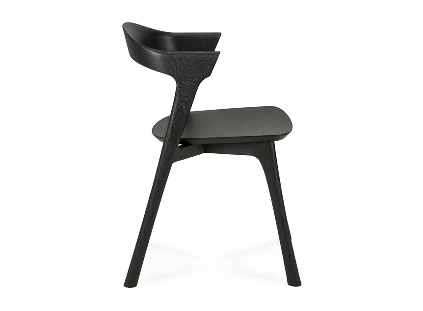 Zijkant Oak Bok Black Dining Chair 51491 Ethnicraft