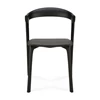 Front Oak Bok Black Dining Chair 51491 Ethnicraft