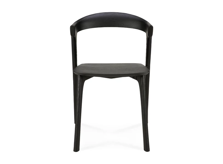 Front Oak Bok Black Dining Chair 51491 Ethnicraft
