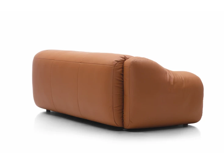 Zijde Zetel canapé 3-zit London DS-705 leder cognac De Sede