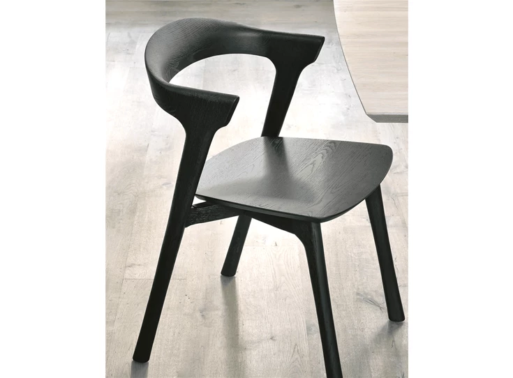 Inzoom Oak Bok Black Dining Chair 51491 Ethnicraft