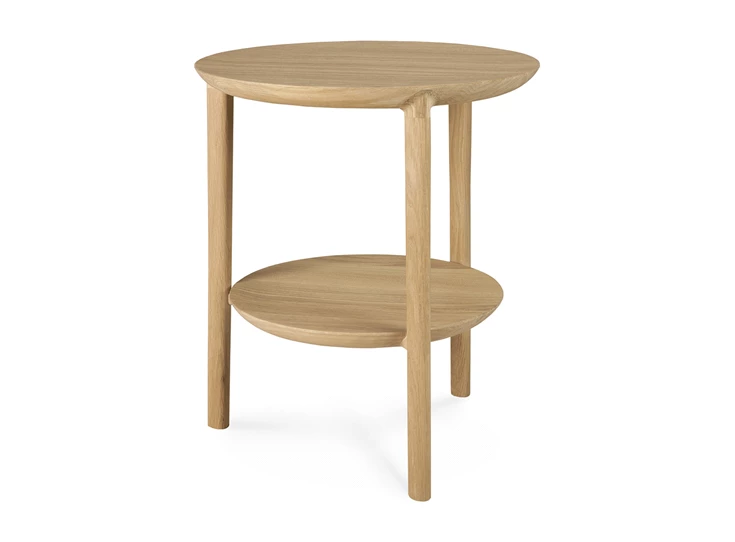 Zijkant Oak Bok Side Table 51501 Ethnicraft