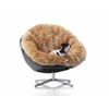 Hond in Bijzetzetel Coco DS-265 unit 1 schelp leder kussen schapenvacht De Sede