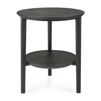Oak Bok Black Side Table 51510 Ethnicraft