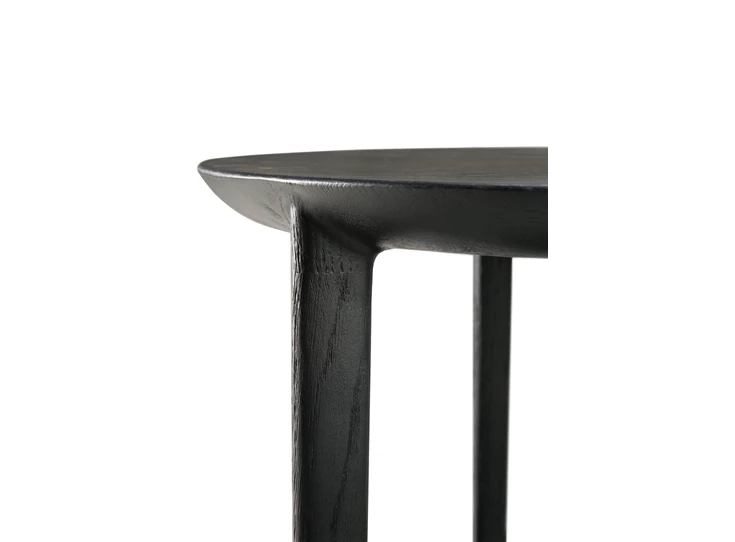 Blad Oak Bok Black Side Table 51510 Ethnicraft