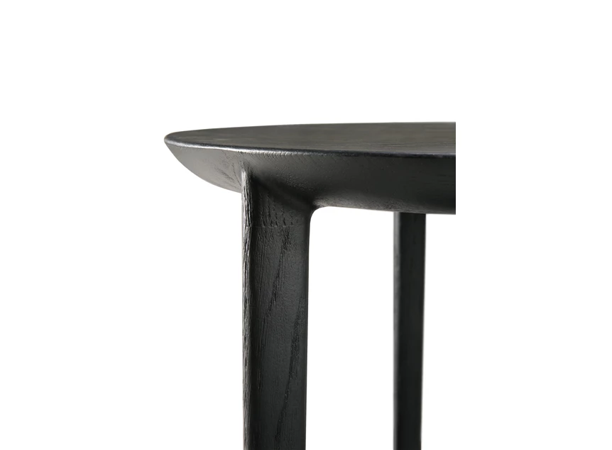 Blad Oak Bok Black Side Table 51510 Ethnicraft