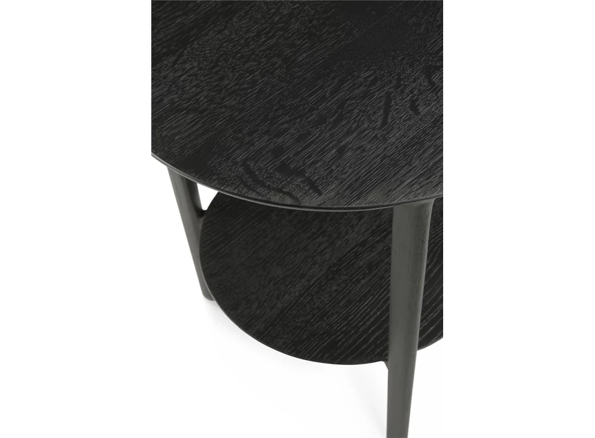Bovenkant Oak Bok Black Side Table 51510 Ethnicraft