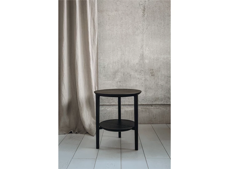 Inzoom Oak Bok Black Side Table 51510 Ethnicraft