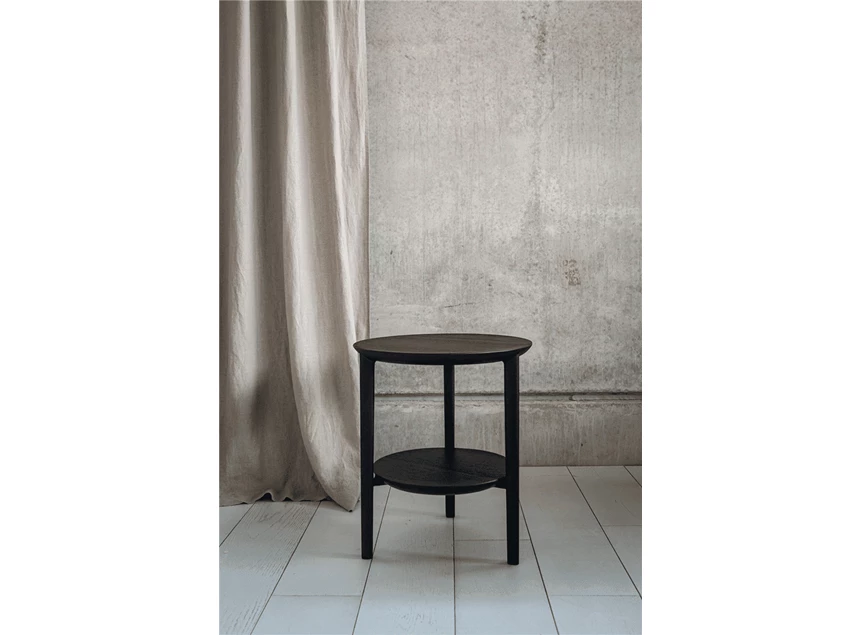 Inzoom Oak Bok Black Side Table 51510 Ethnicraft