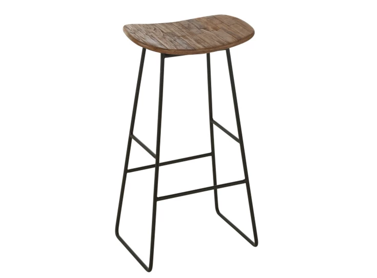 Rechthoekige stoel- gerecycleerde teak- naturel- large