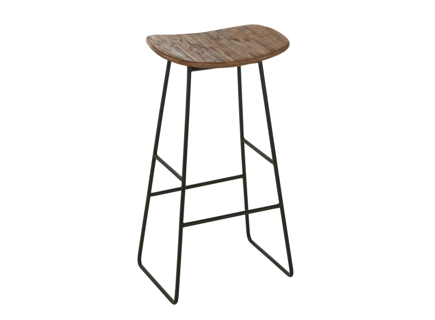 Rechthoekige stoel- gerecycleerde teak- naturel- large