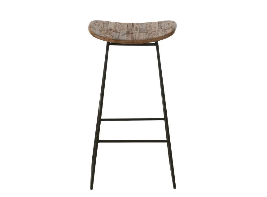 Rechthoekige stoel- gerecycleerde teak- naturel- large