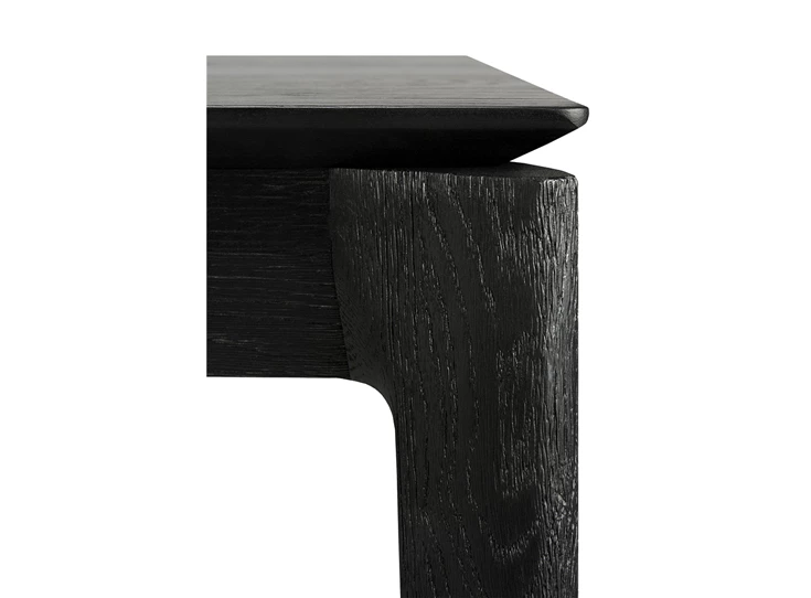 Detail Oak Bok Black Dining Table 51506 Ethnicraft