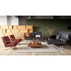 Sfeerfoto Zetel canapé 3-zit 2-zit Finero leder zwart Koinor