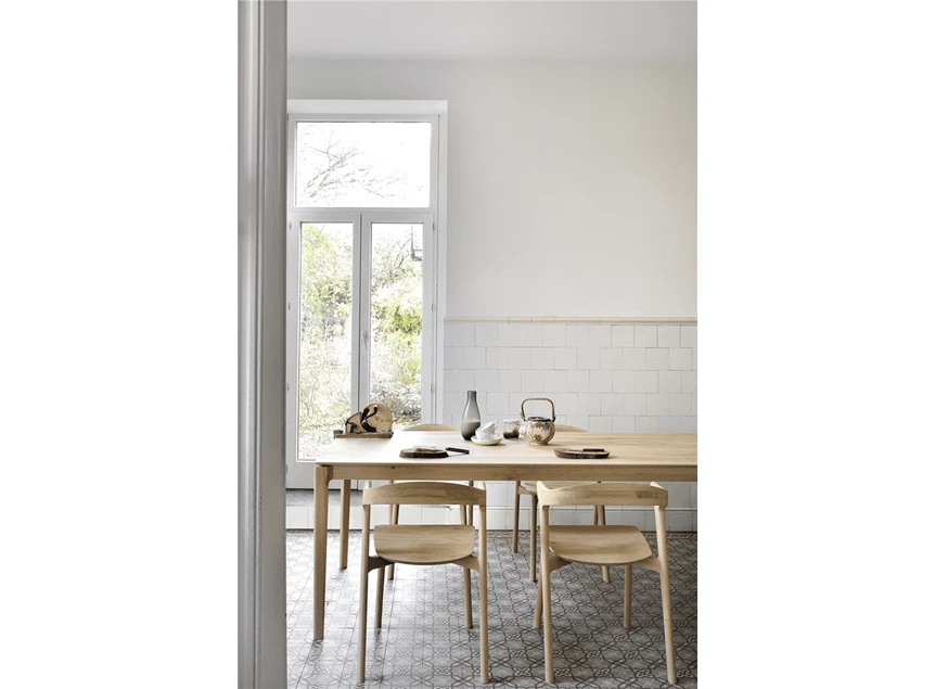 Sfeerfoto Oak Bok Dining Table 51496 Ethnicraft