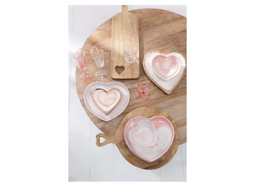 Ronde salontafel- mangohout- naturel- Ø80cm- sfeerbeeld