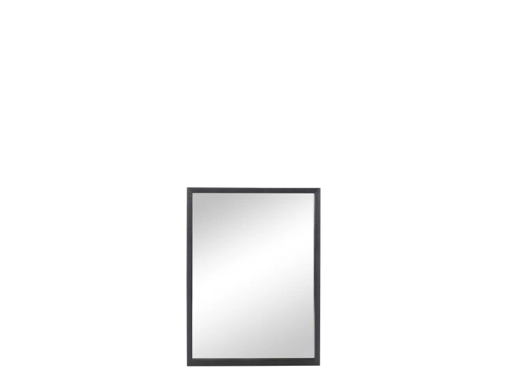 Rechthoekige spiegel- hout- zwart- 80x60cm