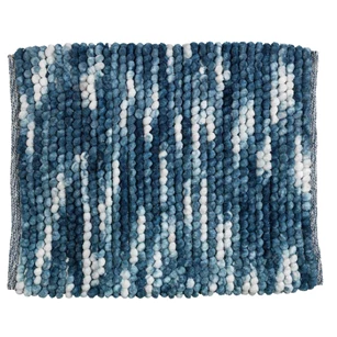 Urdu badmat- blauw- 55x65cm