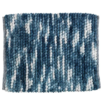 Urdu badmat- blauw- 55x65cm