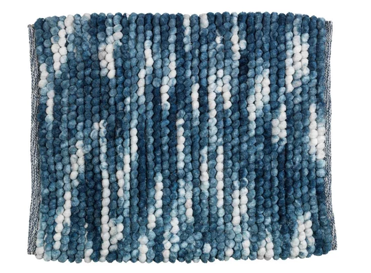 Urdu badmat- blauw- 55x65cm