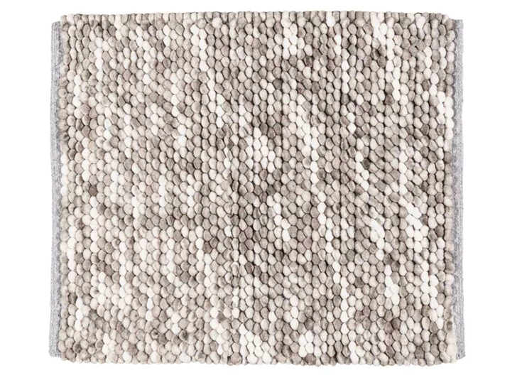 Urdu badmat- taupe- 55x65cm