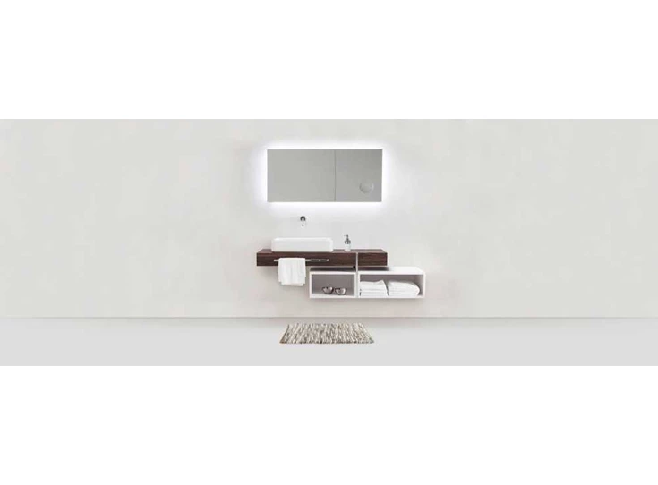 Urdu badmat- taupe- 55x65cm- sfeerbeeld