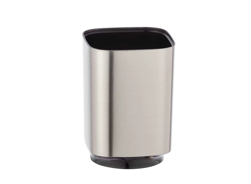 Auron tandenborstelbeker- zilver