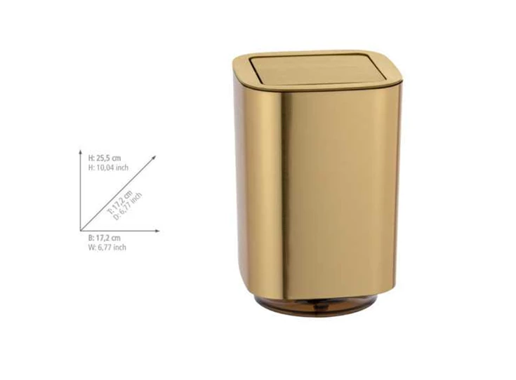 Auron bovenzwenkbak- goud- afmetingen