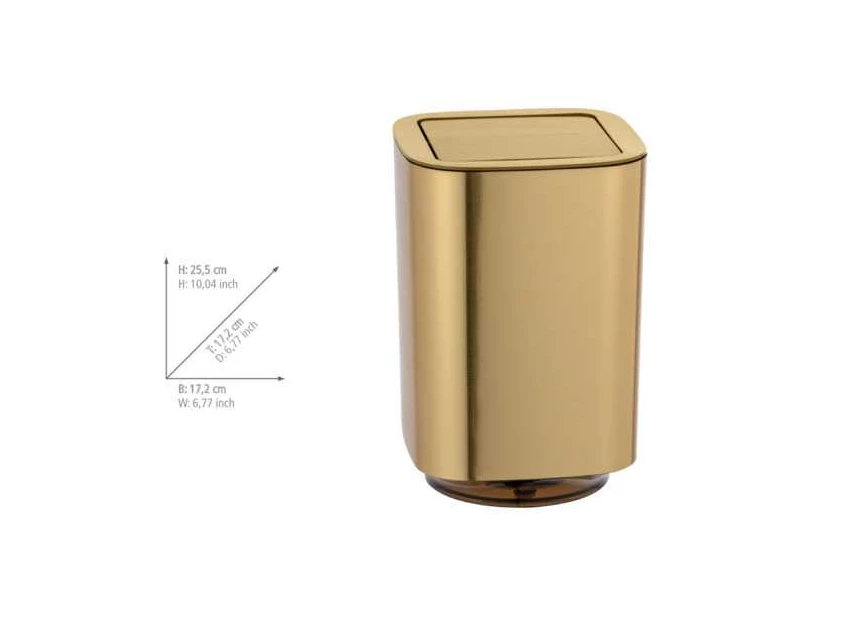 Auron bovenzwenkbak- goud- afmetingen