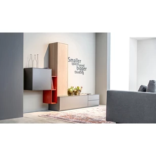 Tv-kast Game opstelling 69 matte lak eik Sudbrock