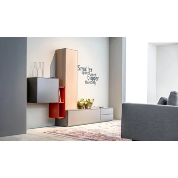 Tv-kast Game opstelling 69 matte lak eik Sudbrock