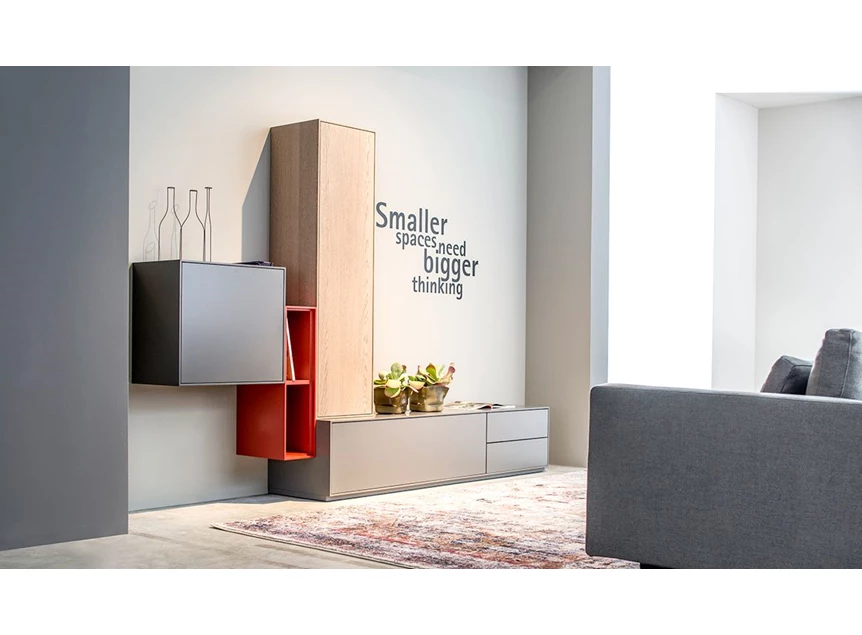 Tv-kast Game opstelling 69 matte lak eik Sudbrock